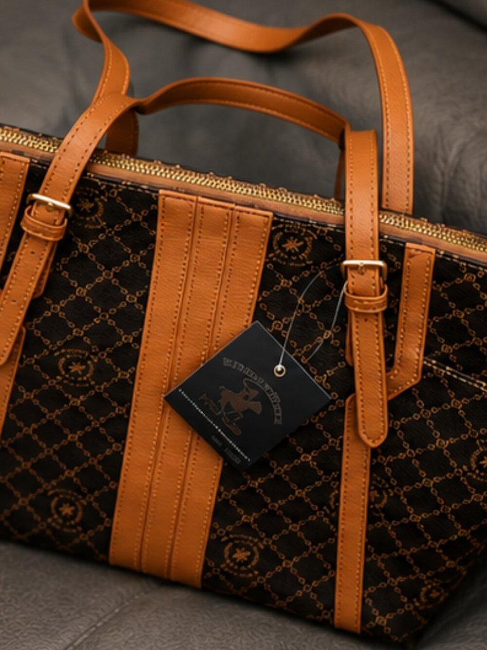 Beverly Hills Signature Print Tote Bag